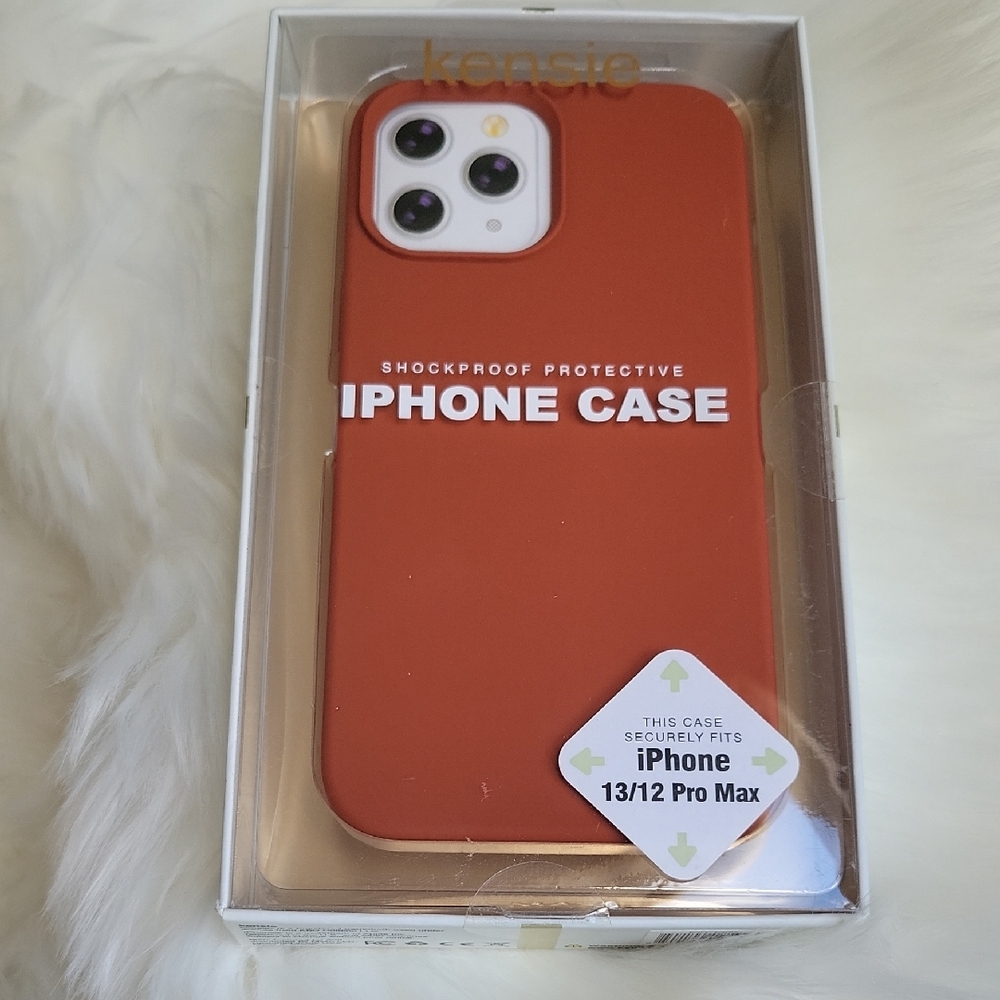 Kensie iPhone Case in Burnt Orange for iPhone 13/12 Pro Max